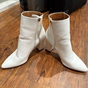 Madden Girl Block heel Faux Leather Ankle Boots